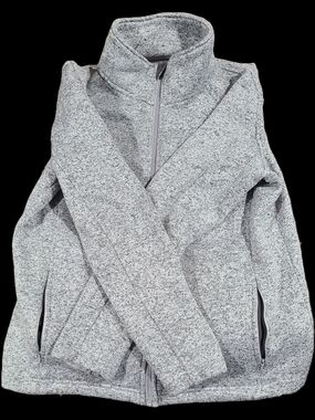 Crest Trail Crest Light Gray Heathered Half-Zip Fleece